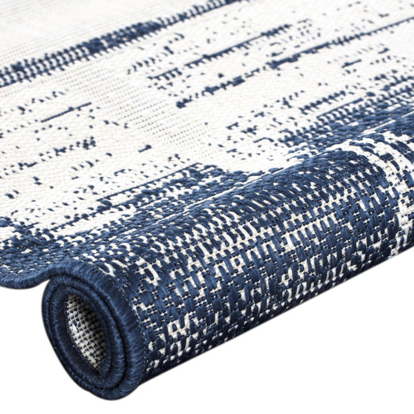 Astoria Grand Cindy Navy Indoor/Outdoor Rug & Reviews Wayfair